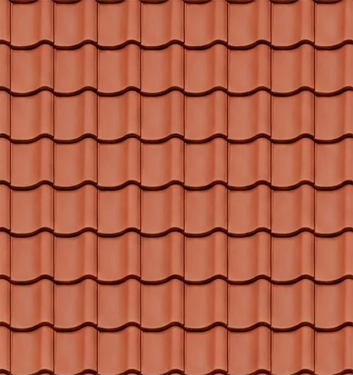 BRAAS Achat 12V matt Kupferrot - Tondachziegel in klassischem Rot