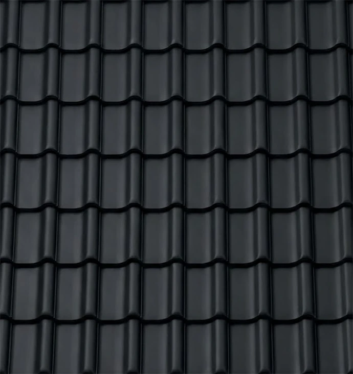 BRAAS Heisterholzer Rubin 11V matt Anthrazit - eleganter Tondachziegel